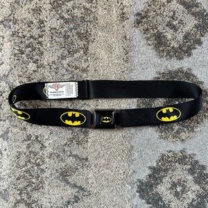 Batman Gold And Black Buckle Down Seat Belt Adjustable Belts